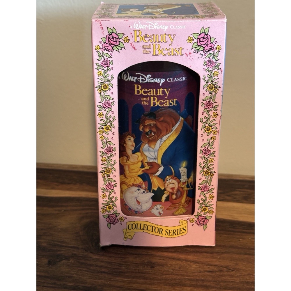 1994 Walt Disney Collector Series Cup Beauty & The Beast New in Original Box #5